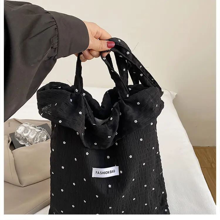 Sweet Chiffon Ruffled Shoulder Bag for Women - Image 3