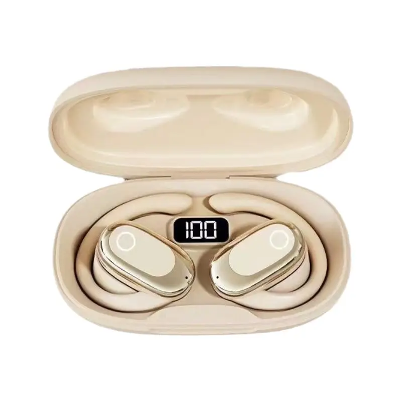 Wireless Bluetooth Headset with Ear Hook & Waterproof Design