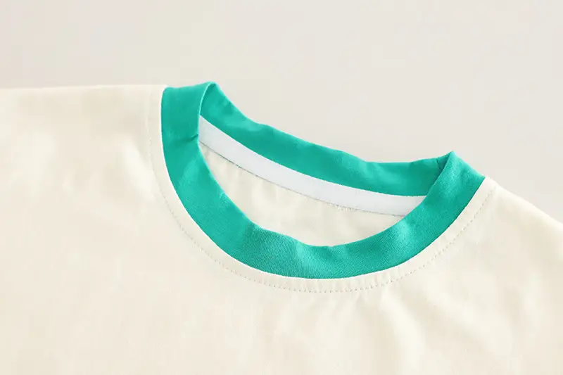 Kids Dinosaur T-Shirt Cream Green Shorts Set — feature 6