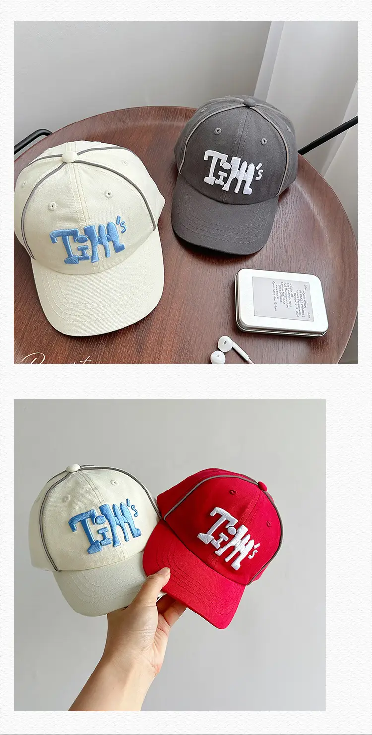 Korean Letter Reflective Cap for Kids & Teens — feature 27