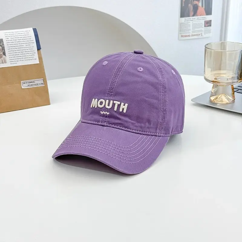Men Purple Mouth Baseball Cap 2025 - Image 6