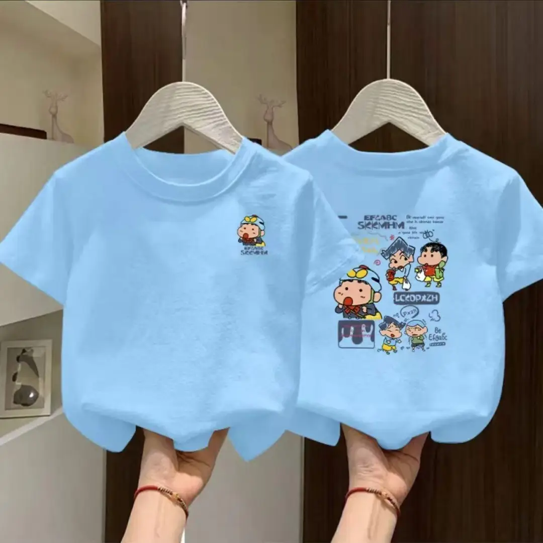 2025 Cotton Kids T-Shirt Pink Medium Large - Image 4