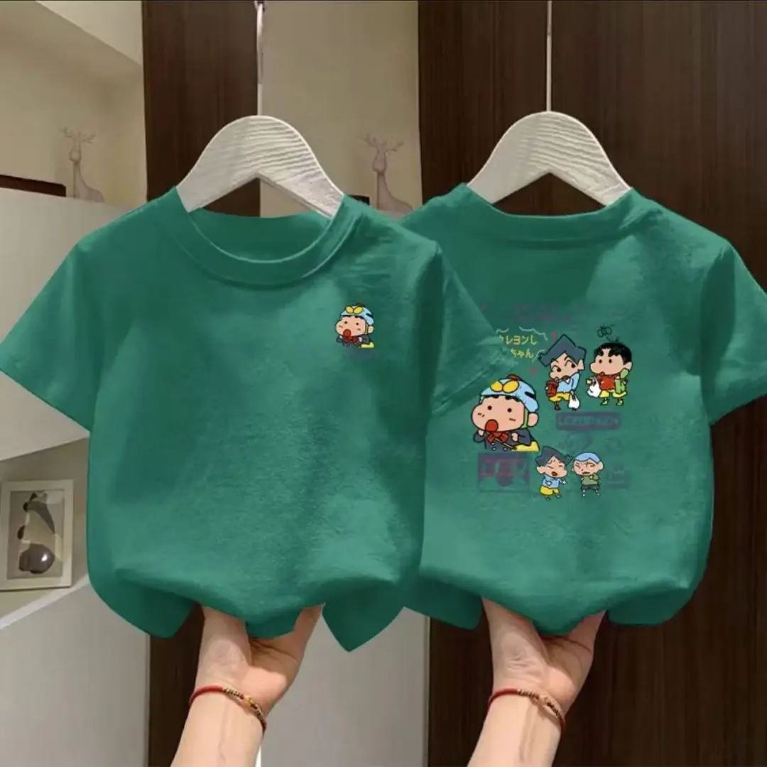 2025 Cotton Kids T-Shirt Pink Medium Large - Image 3