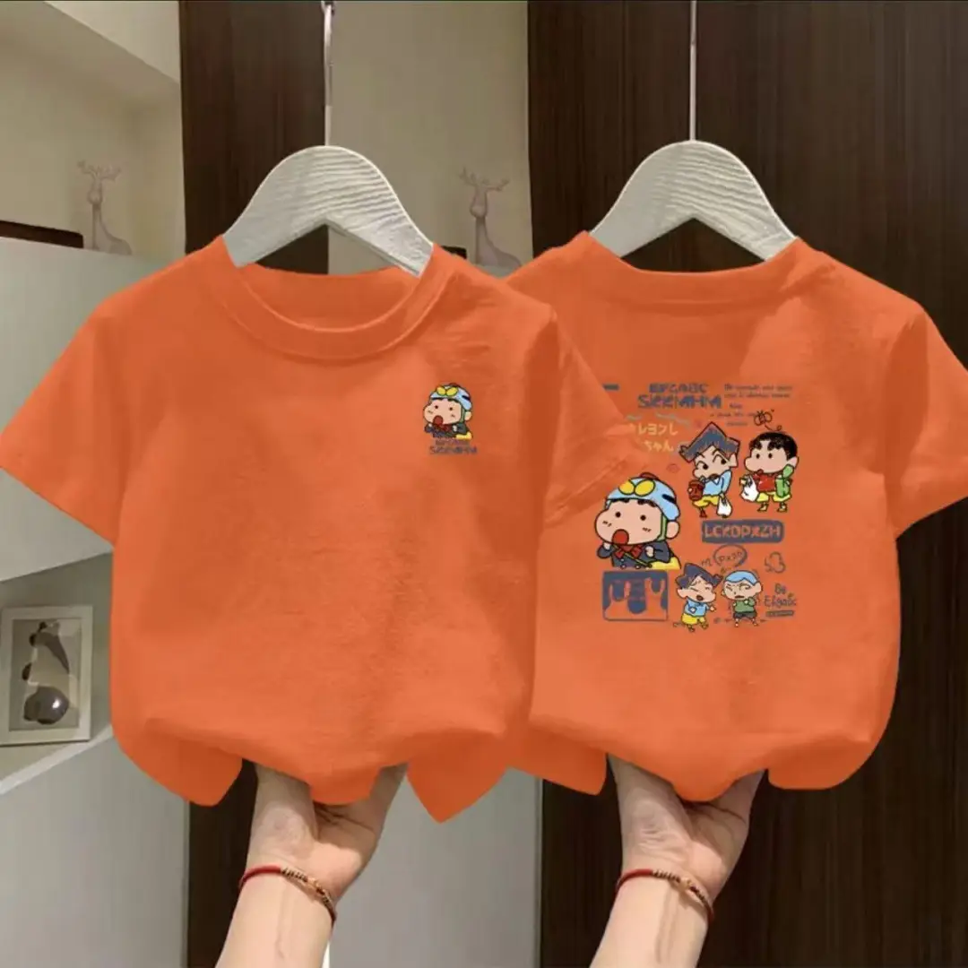 2025 Cotton Kids T-Shirt Pink Medium Large - Image 7
