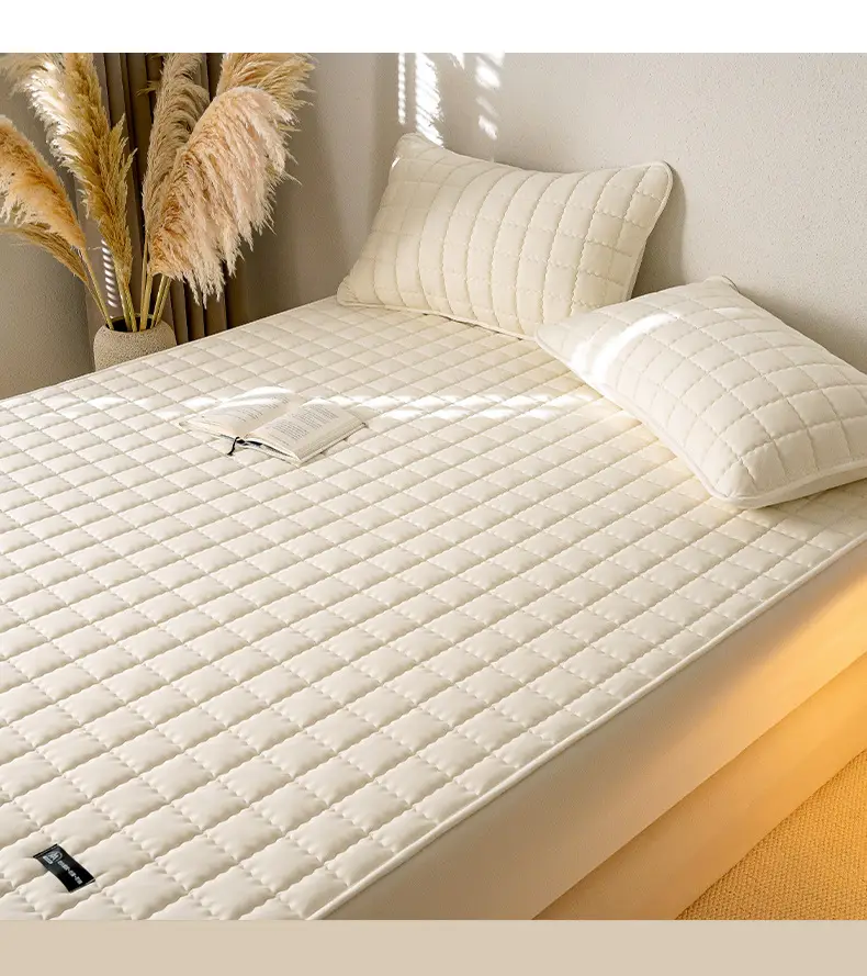 New Type A Waterproof and Urine-proof Bed Cover Single-piece Quilted Bed Cover Mattress Protector 2025 New Bed Sheet Bed Cover Summer — feature 15