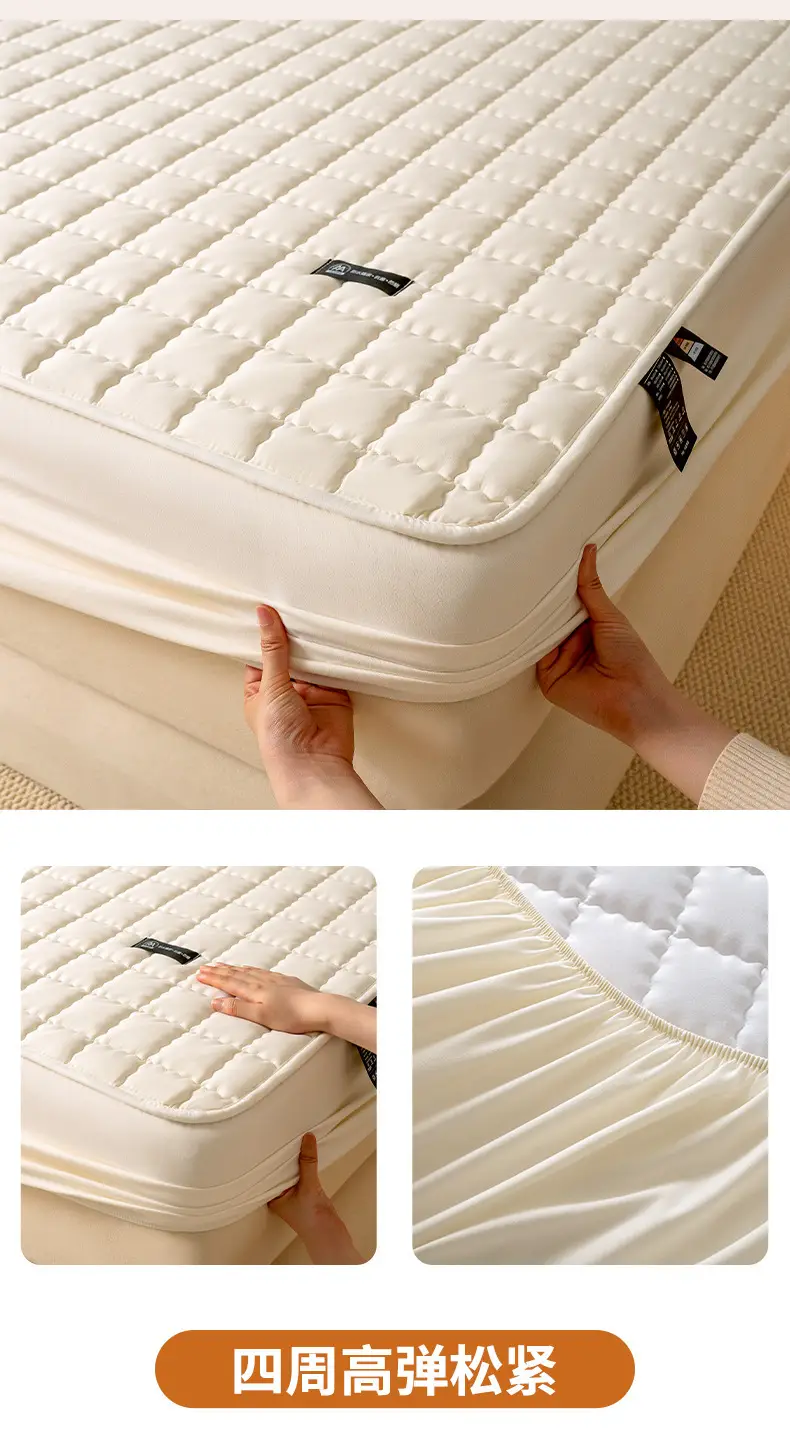 New Type A Waterproof and Urine-proof Bed Cover Single-piece Quilted Bed Cover Mattress Protector 2025 New Bed Sheet Bed Cover Summer — feature 18