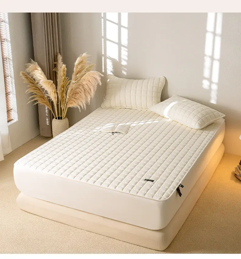 New Type A Waterproof and Urine-proof Bed Cover Single-piece Quilted Bed Cover Mattress Protector 2025 New Bed Sheet Bed Cover Summer — feature 24