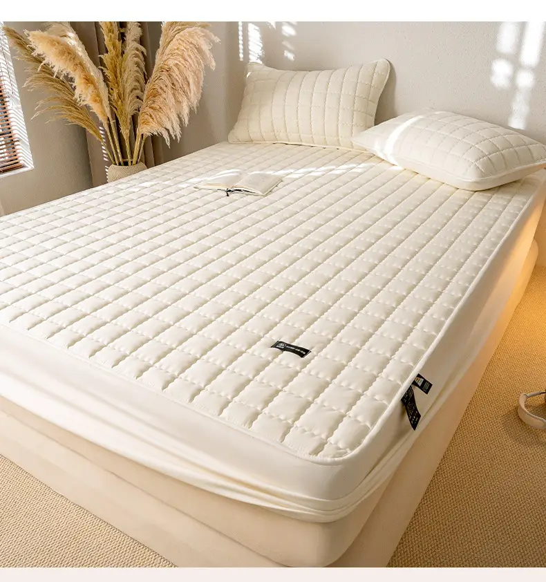 New Type A Waterproof and Urine-proof Bed Cover Single-piece Quilted Bed Cover Mattress Protector 2025 New Bed Sheet Bed Cover Summer — feature 9