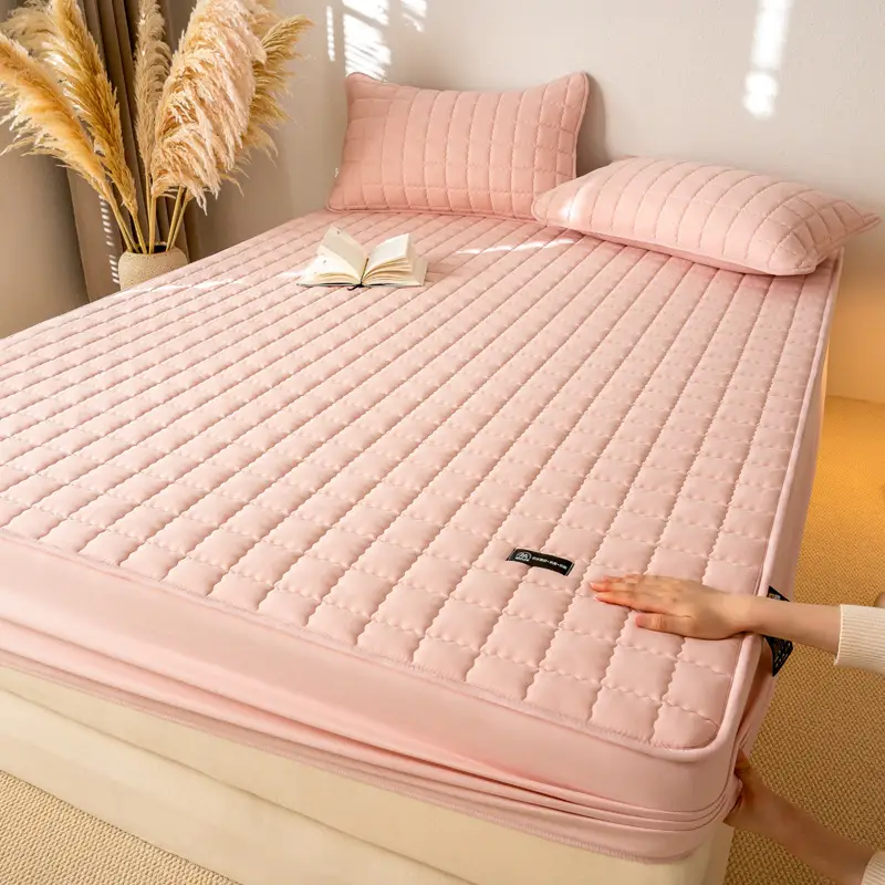 New Type A Waterproof and Urine-proof Bed Cover Single-piece Quilted Bed Cover Mattress Protector 2025 New Bed Sheet Bed Cover Summer