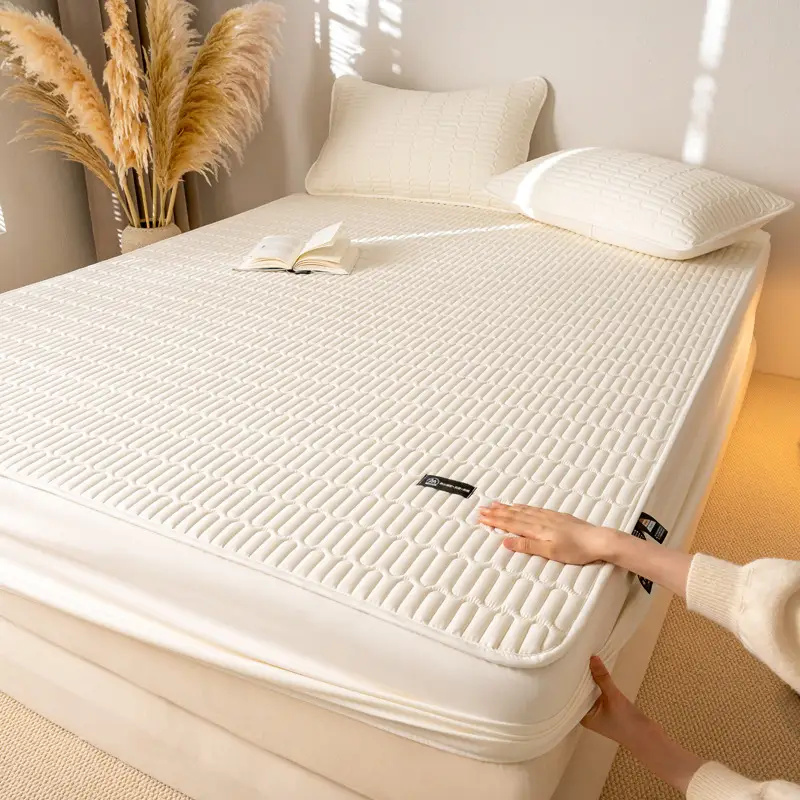 New Type A Waterproof and Urine-proof Bed Cover Single-piece Quilted Bed Cover Mattress Protector 2025 New Bed Sheet Bed Cover Summer