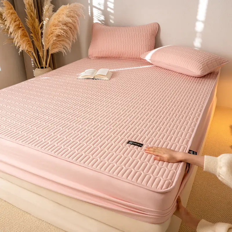 New Type A Waterproof and Urine-proof Bed Cover Single-piece Quilted Bed Cover Mattress Protector 2025 New Bed Sheet Bed Cover Summer