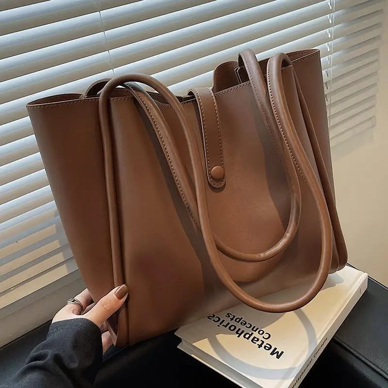 Women's Large Capacity Leather Shoulder Bag 2021 - Image 6