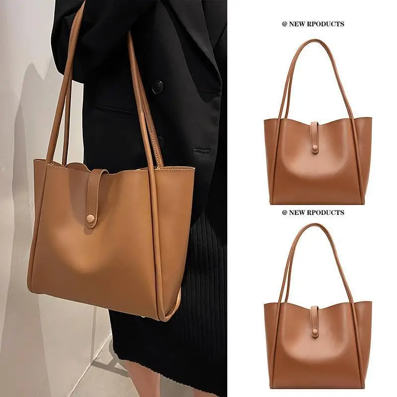 Women's Large Capacity Leather Shoulder Bag 2021 - Image 4