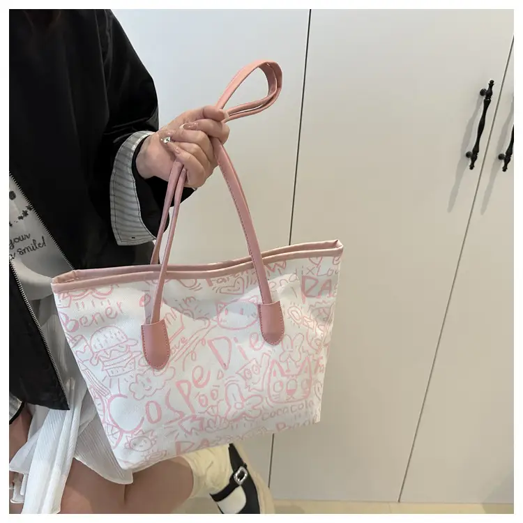 Women's Underarm Bag with Graffiti Print 2025 — feature 23