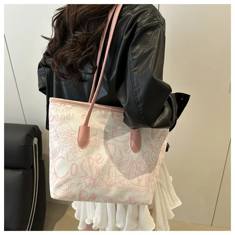 Women's Underarm Bag with Graffiti Print 2025 — feature 24