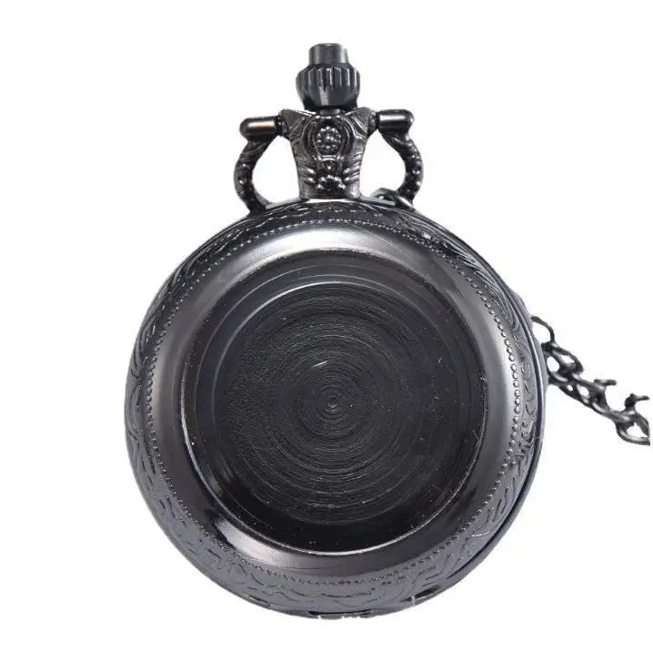 Silver Cross Mirror Pocket Watch Chain Necklace for Men Women - Image 3