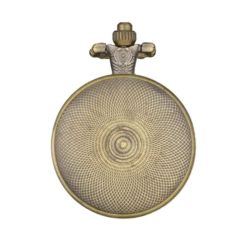 Silver Cross Mirror Pocket Watch Chain Necklace for Men Women - Image 5