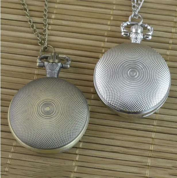 Silver Cross Mirror Pocket Watch Chain Necklace for Men Women — feature 11