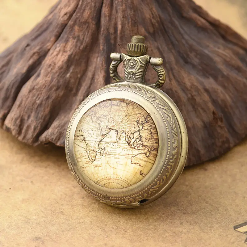 Silver Cross Mirror Pocket Watch Chain Necklace for Men Women — feature 14