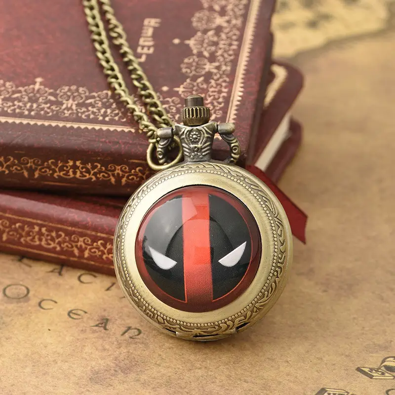 Silver Cross Mirror Pocket Watch Chain Necklace for Men Women — feature 17