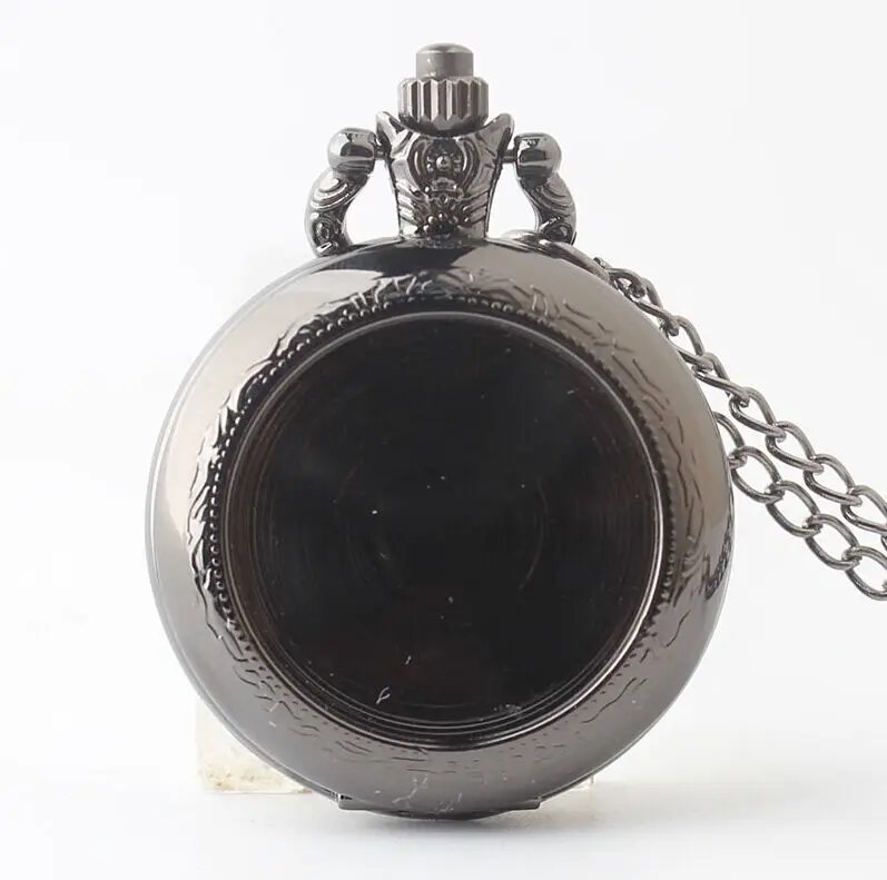 Silver Cross Mirror Pocket Watch Chain Necklace for Men Women — feature 6