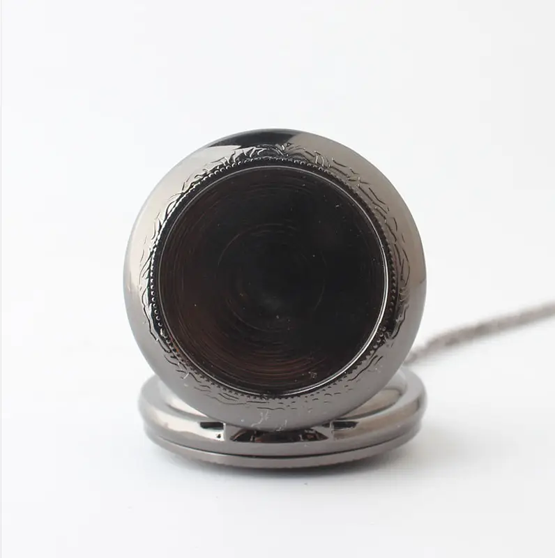 Silver Cross Mirror Pocket Watch Chain Necklace for Men Women — feature 7