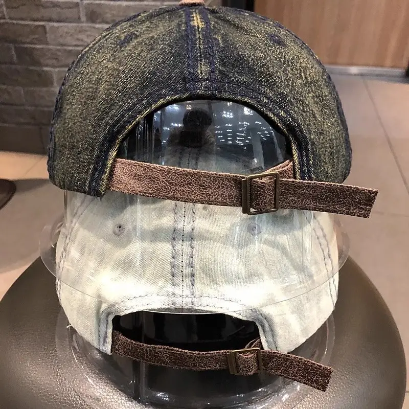 Vintage Denim Hip Hop Cap American Niche Duckbill Sunshade