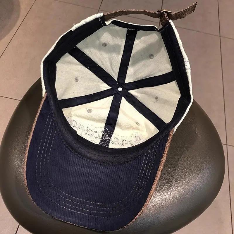 Vintage Denim Hip Hop Cap American Niche Duckbill Sunshade — feature 20