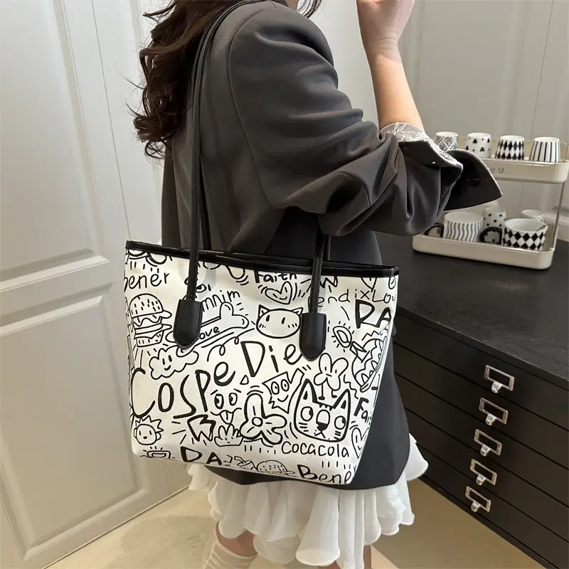 Printed Cross-Border Tote Bag with Large Capacity — feature 18