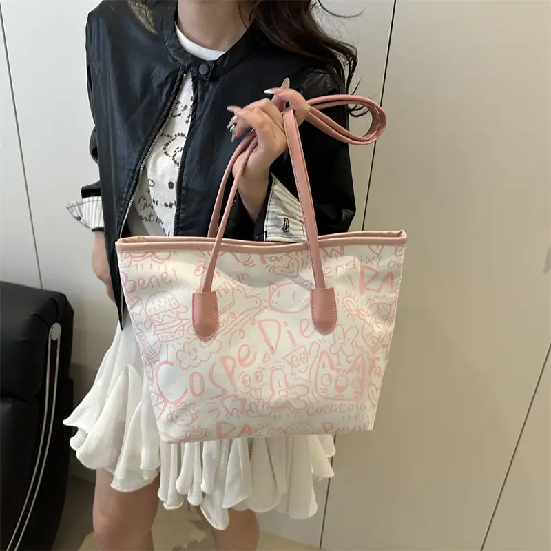 Printed Cross-Border Tote Bag with Large Capacity — feature 22