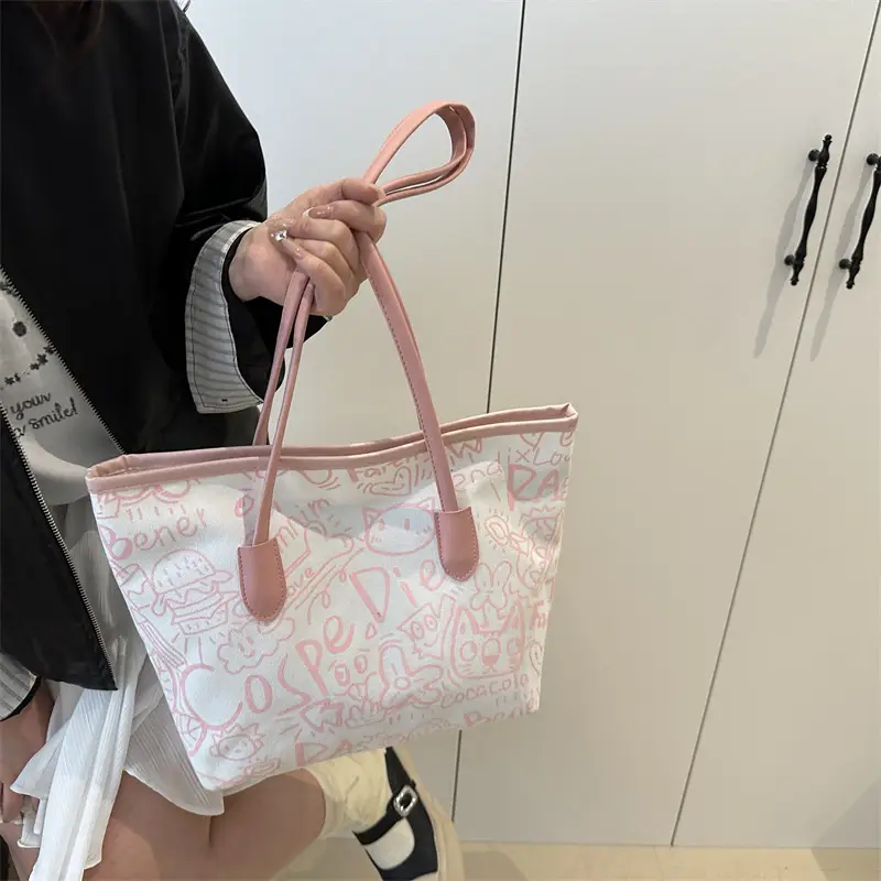 Printed Cross-Border Tote Bag with Large Capacity — feature 23