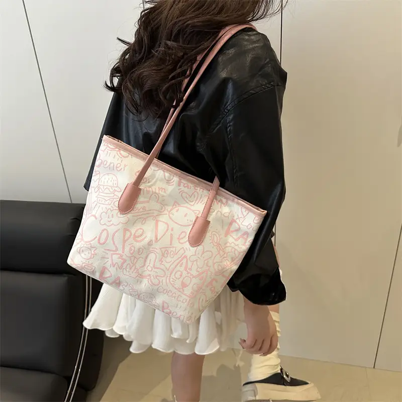 Printed Cross-Border Tote Bag with Large Capacity — feature 25