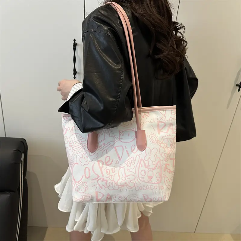 Printed Cross-Border Tote Bag with Large Capacity — feature 26