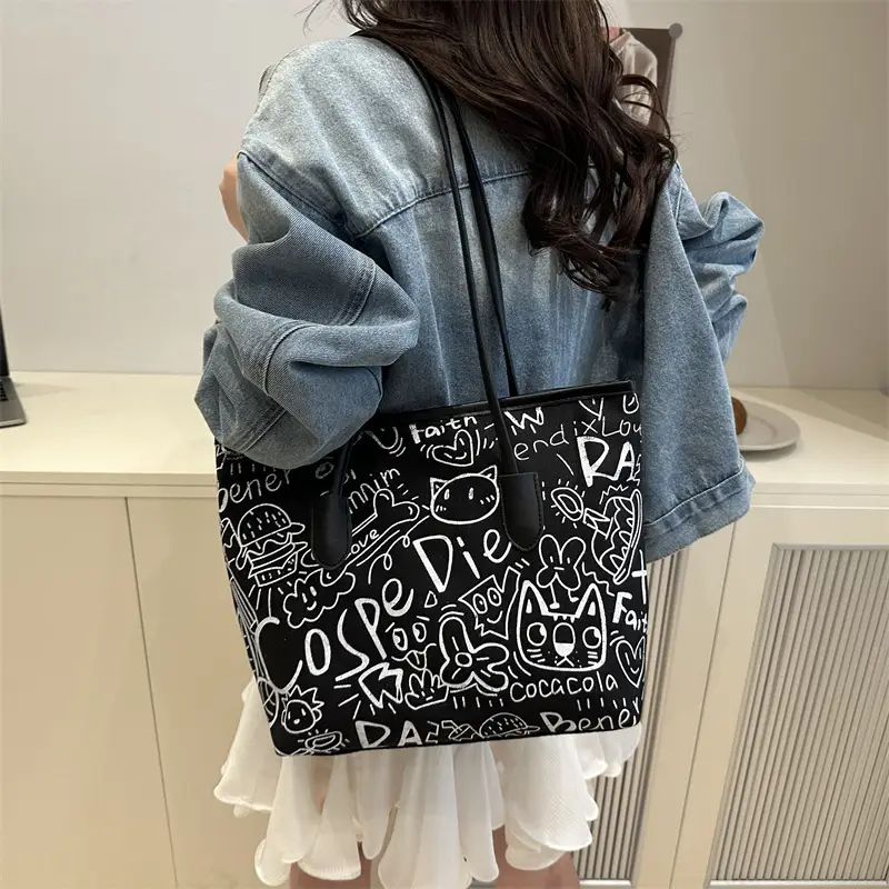 Printed Cross-Border Tote Bag with Large Capacity — feature 30