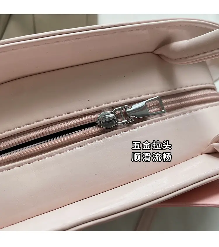 Cute Bow Crossbody Bag for Girls Pink White — feature 7