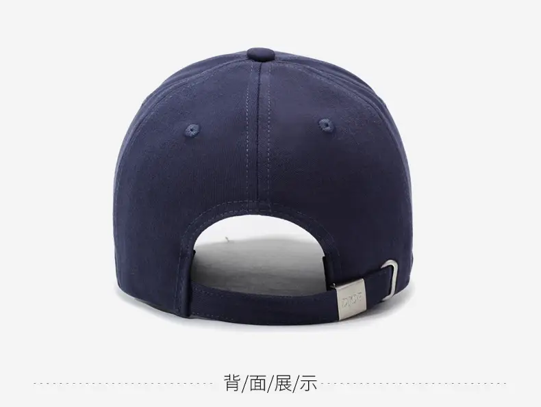 Navy Blue Baseball Cap with FP Embroidery — feature 12
