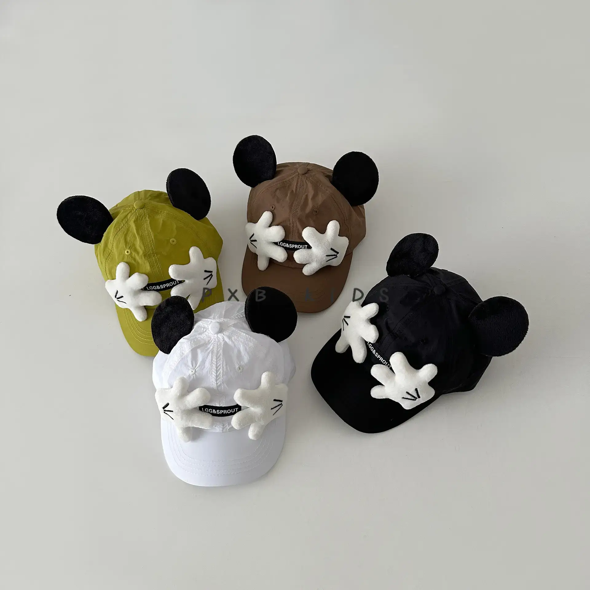 Cute Duckbill Sun Hats for Boys Girls Black White Pink - Image 9