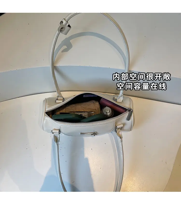 2025 Summer White One-Shoulder Women's Handbag — feature 11