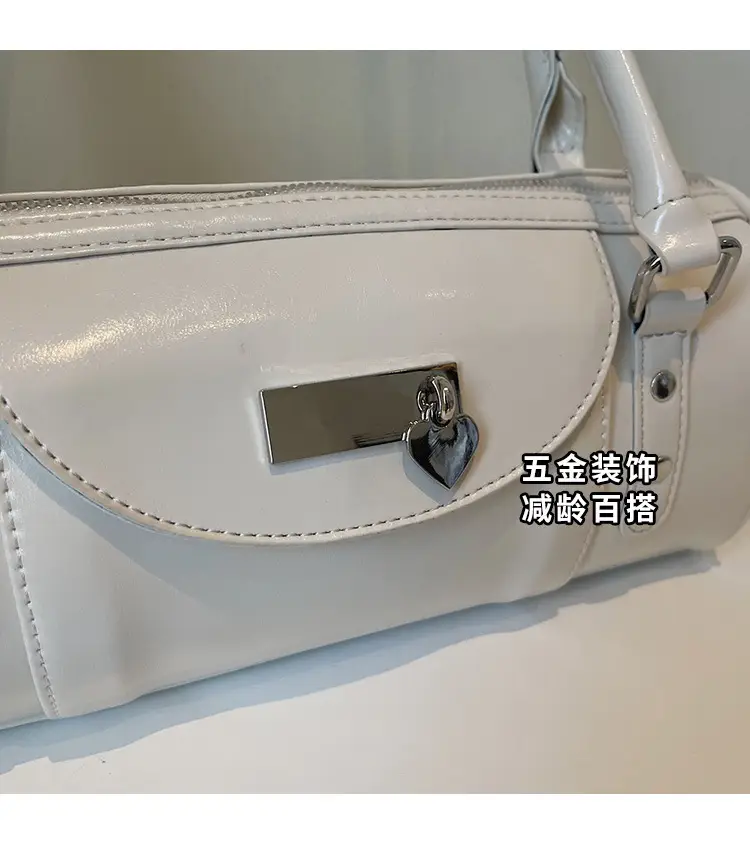 2025 Summer White One-Shoulder Women's Handbag — feature 9