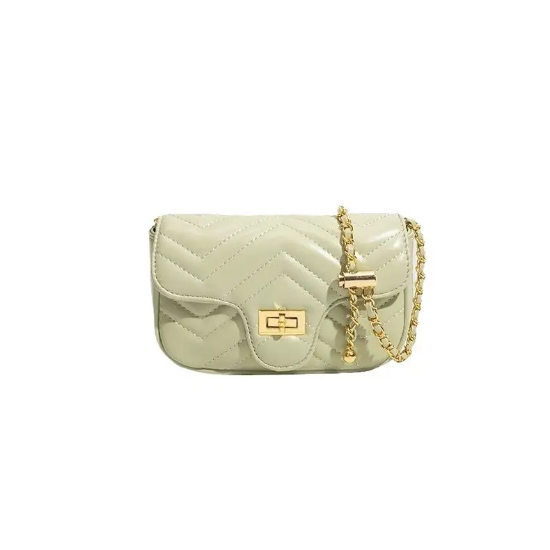 Chanel Style Quilted Chain Crossbody Bag for Women