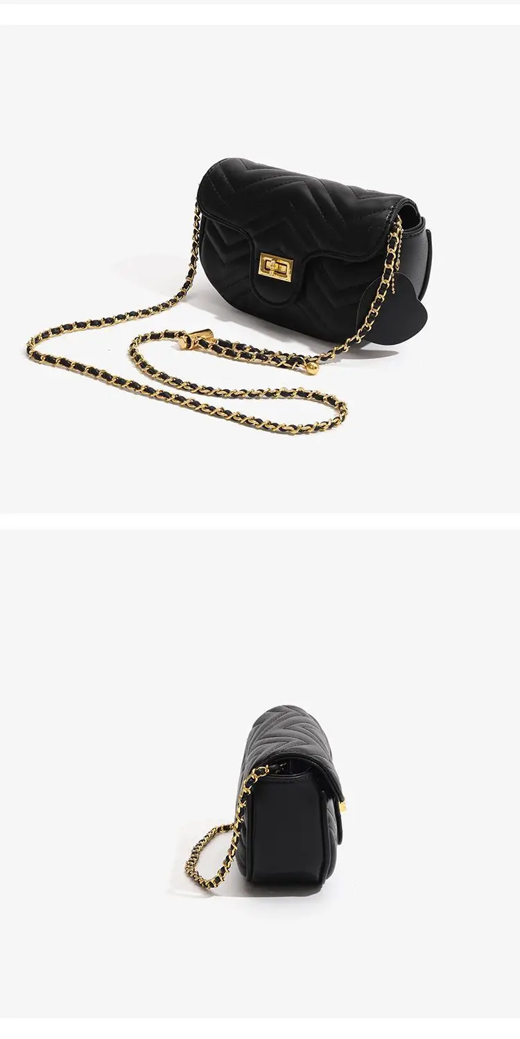 Chanel Style Quilted Chain Crossbody Bag for Women — feature 17