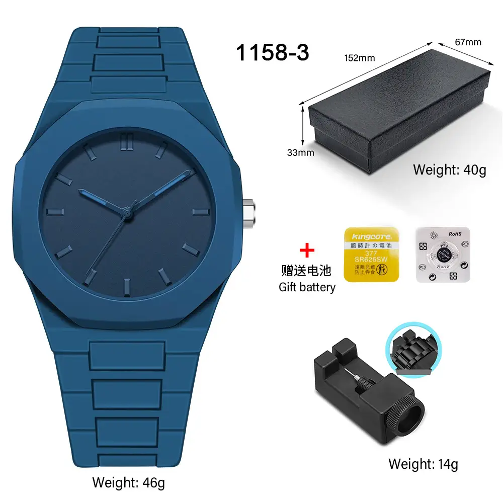Watch Men's Advanced Sense Waterproof Women's Watch Southeast Asia Middle East Explosions Plastic Men's Quartz Watch Cross-border New