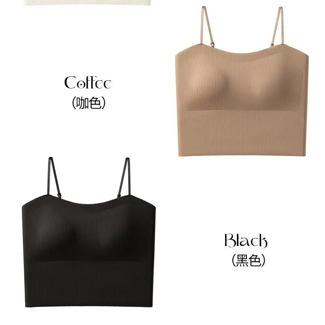 Women's Seamless Camisole with Back Design & Fixed Cup Pad - Image 5
