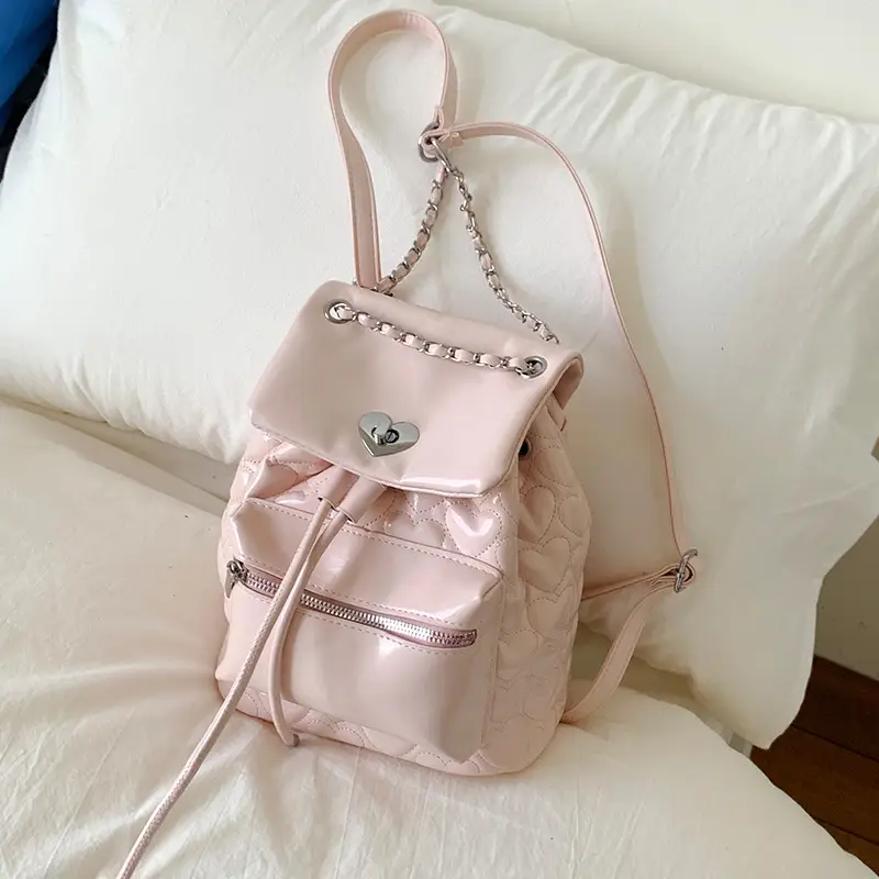Yellow Chanel-Style Women's Backpack 2026 New Fashion - Image 8