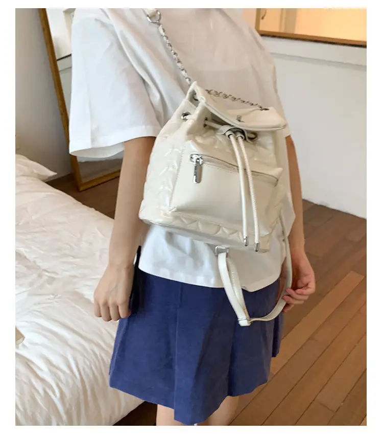 Yellow Chanel-Style Women's Backpack 2026 New Fashion — feature 10