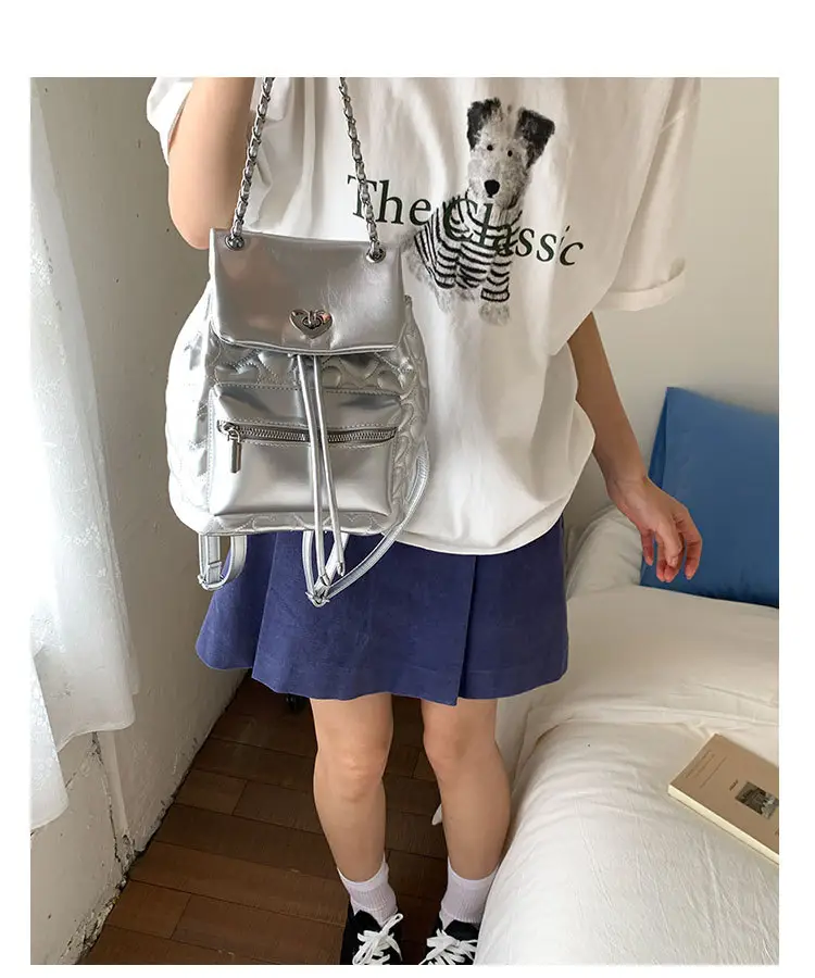 Yellow Chanel-Style Women's Backpack 2026 New Fashion — feature 19