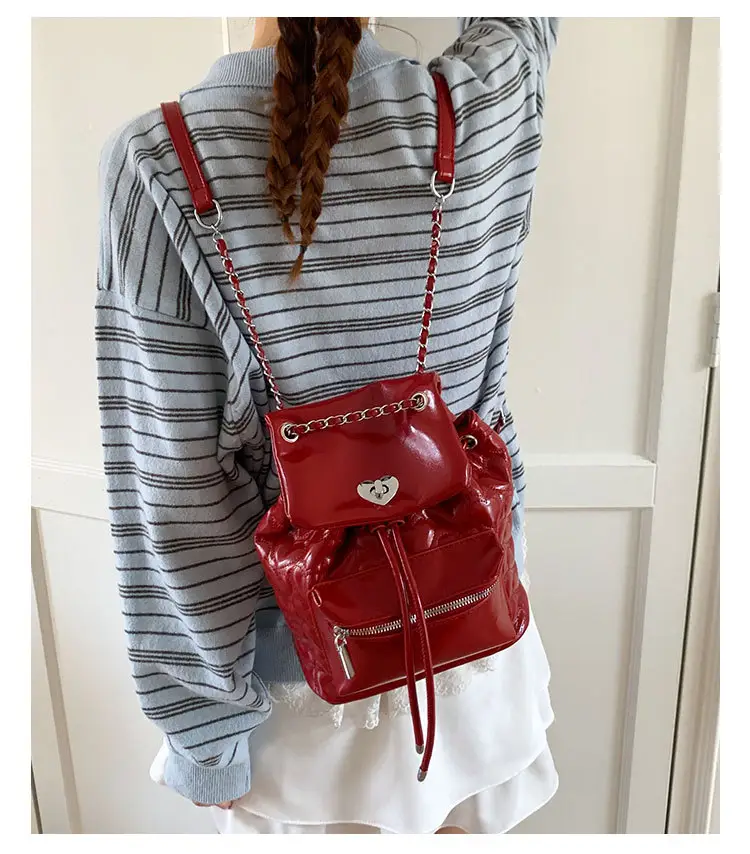 Yellow Chanel-Style Women's Backpack 2026 New Fashion — feature 30