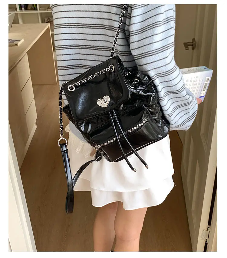 Yellow Chanel-Style Women's Backpack 2026 New Fashion — feature 31