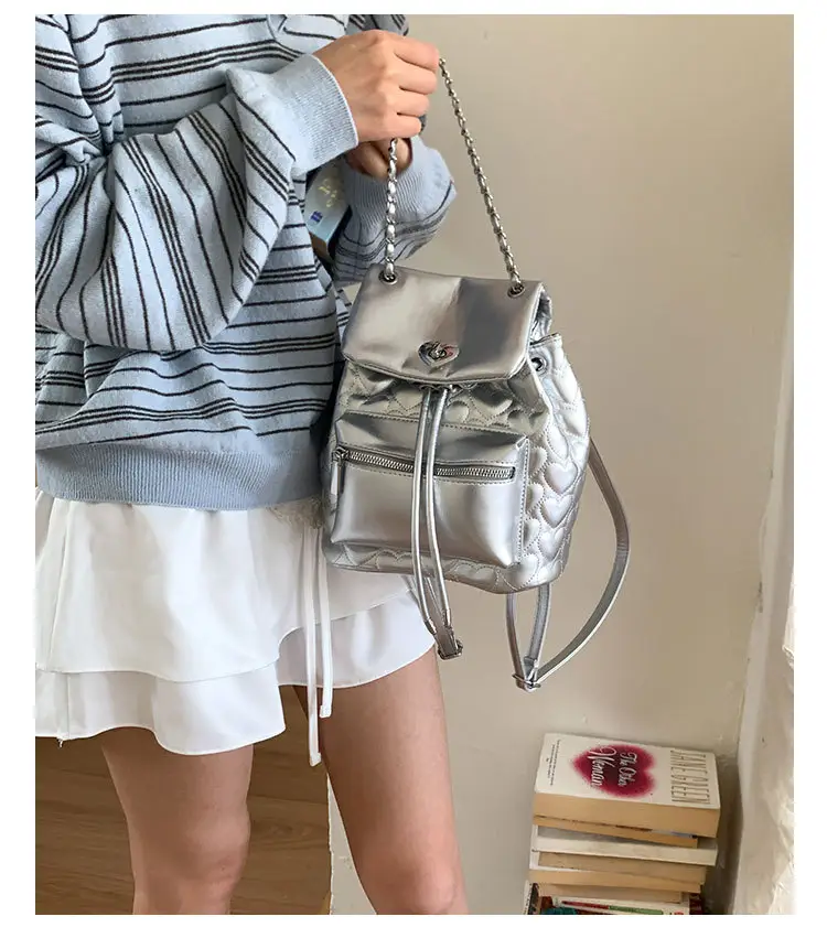 Yellow Chanel-Style Women's Backpack 2026 New Fashion — feature 32