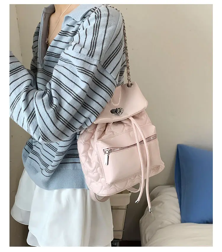 Yellow Chanel-Style Women's Backpack 2026 New Fashion — feature 35